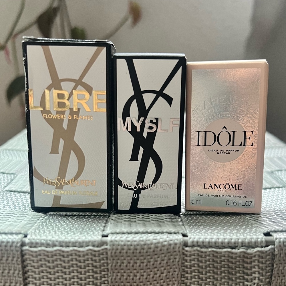 YSL and Lancôme mini fragrance lot